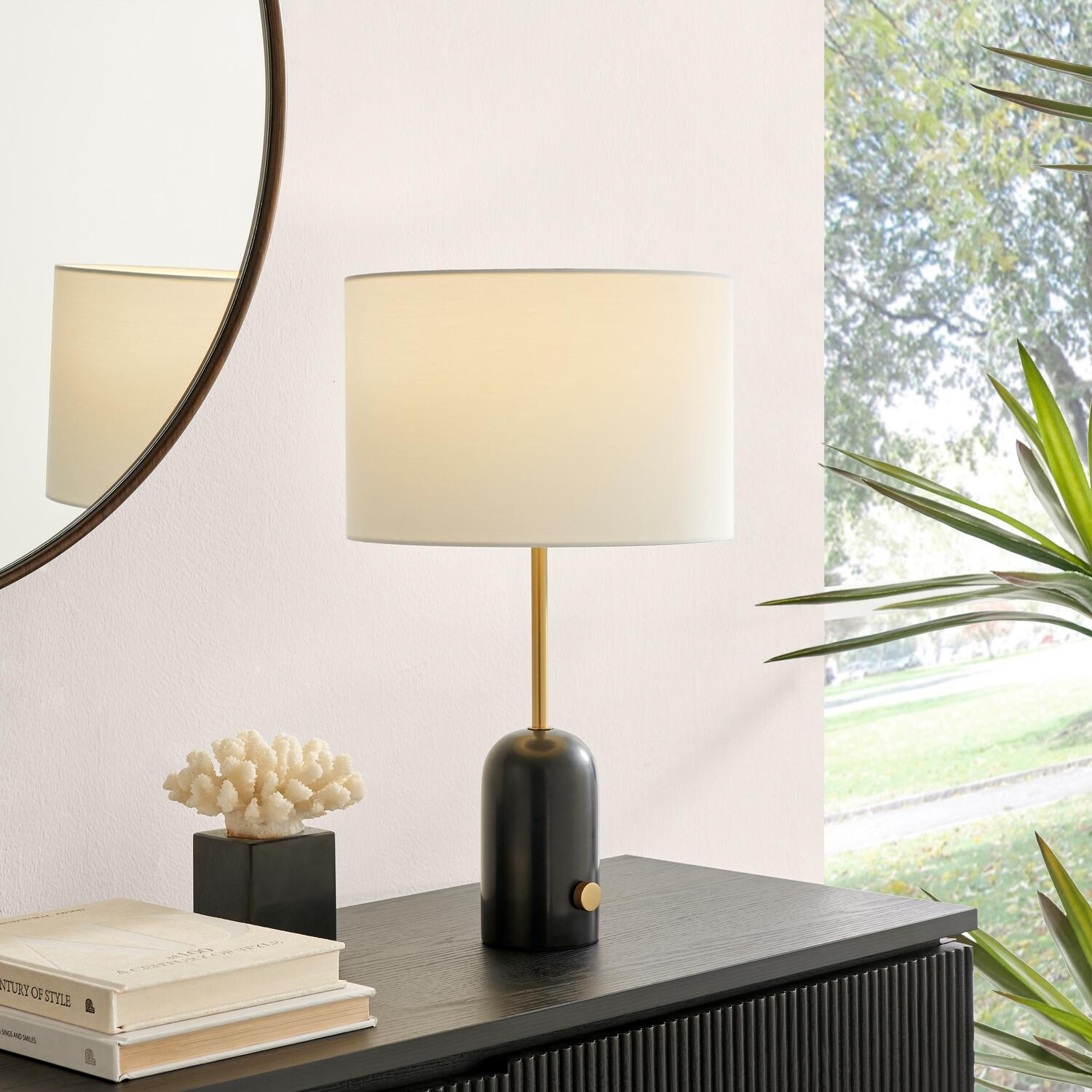 Image of Joceline Marble Tall Dimmable Table Lamp&hellip;