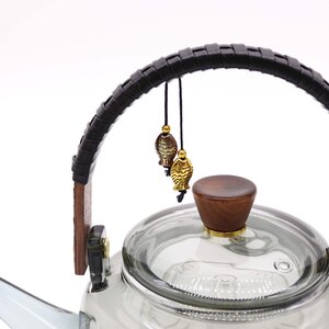 Premium Glass Infuser Teapot with Steamer System