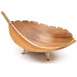 Handmade Coconut Leaf Large Fruit Bowl Natural, Eco Friendly