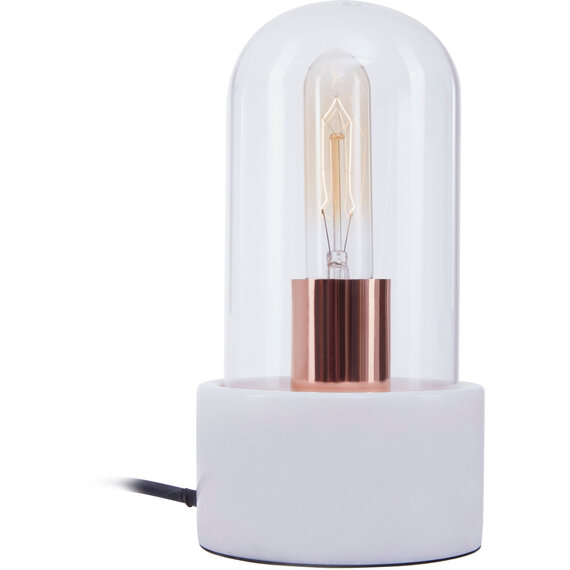Lamonte Bell Lamp with White Marble Base