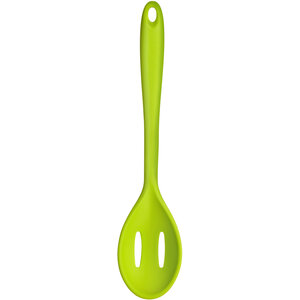 Zing Lime Green Silicone Slotted Spoon