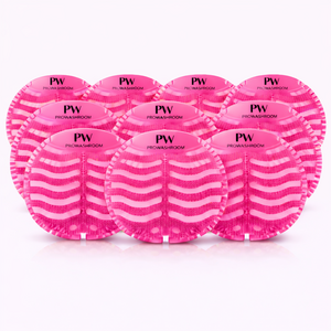 Urinal Mats Pack of 10 Fresh Watermelon Scent Anti-Splash and 30 Day Odour Control Individually Wrap