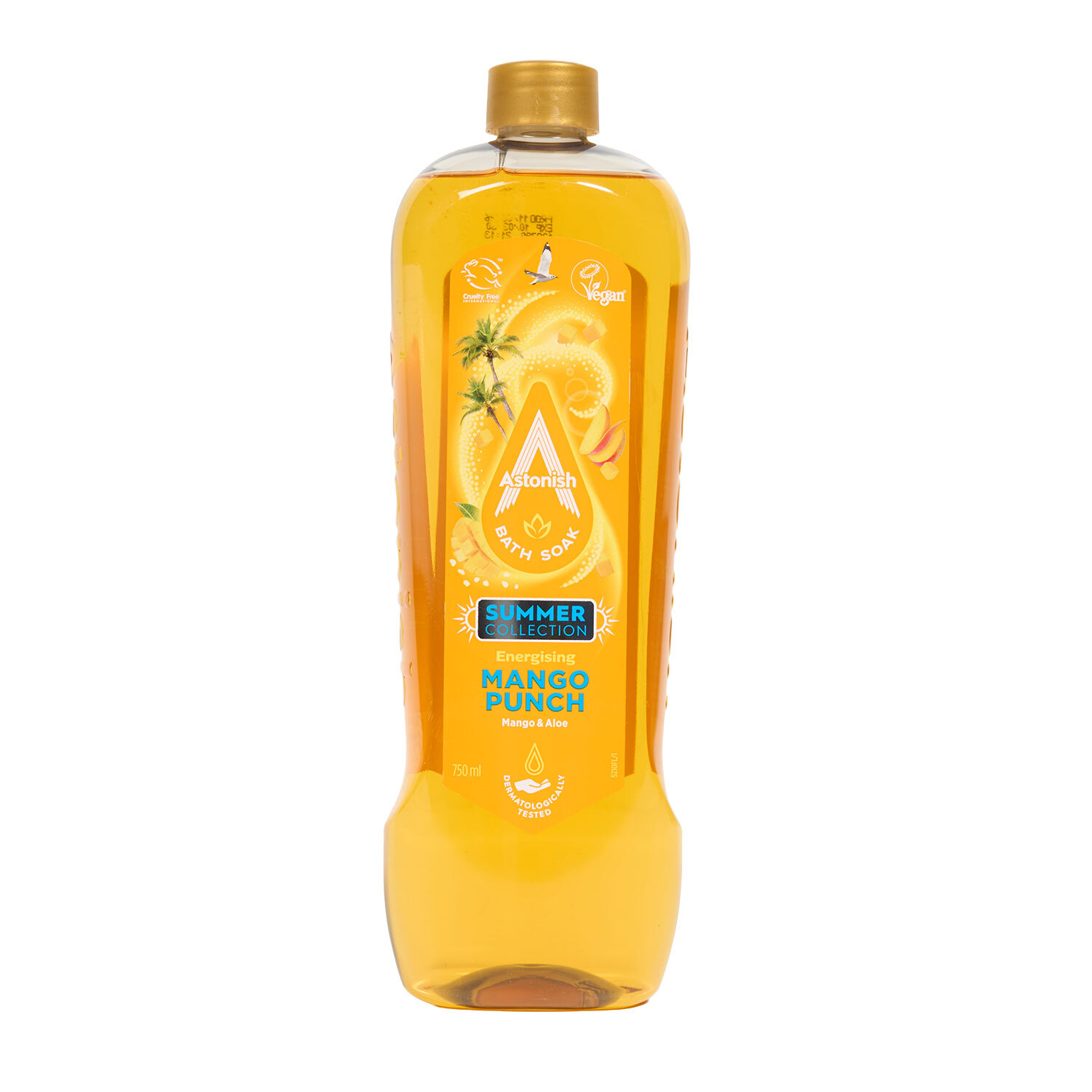 Astonish Energising Mango Punch Bath Soak - Orange