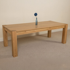 Kuba Chunky Solid Oak Dining Table