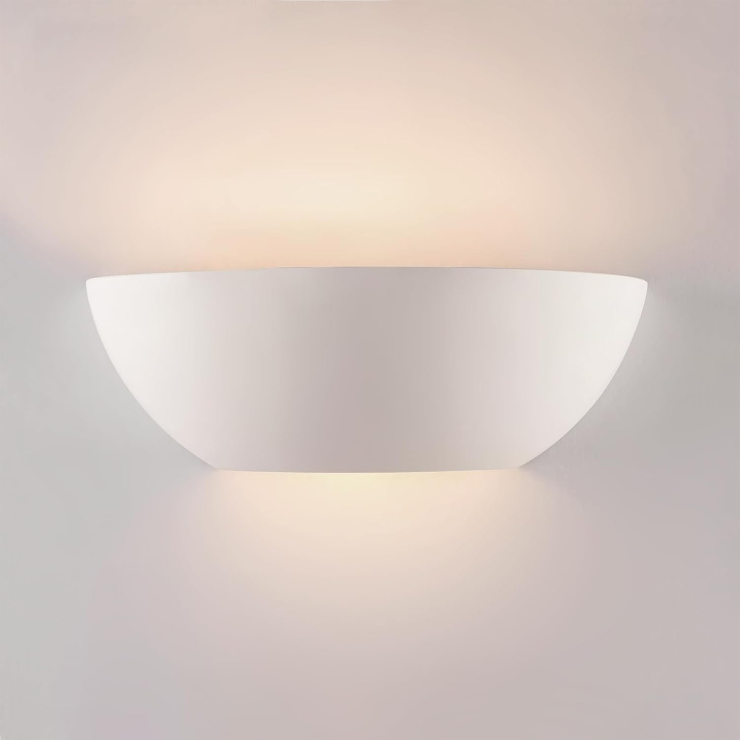 Image of Ceramic Wall Light - White /&hellip;
