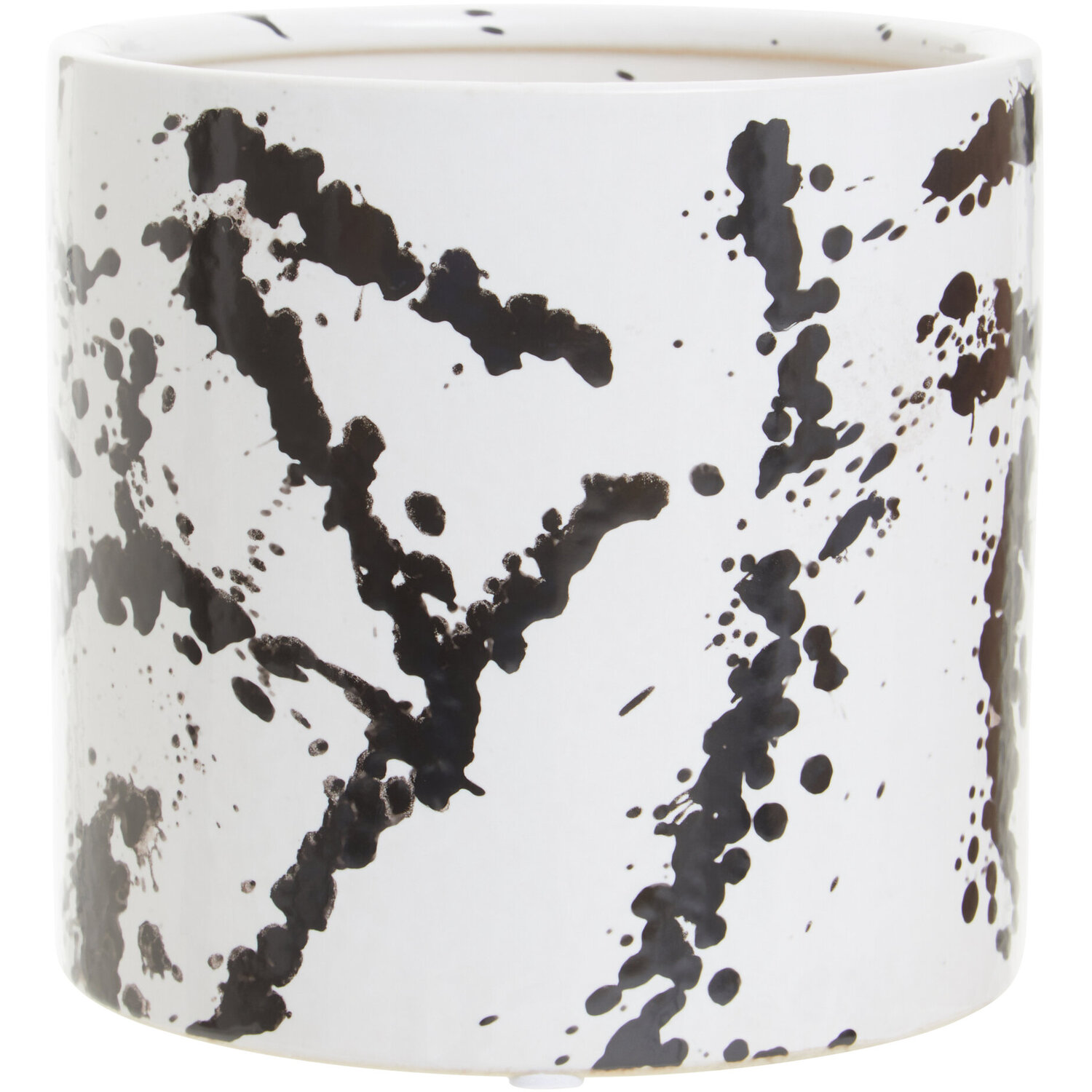 Sorrell Black and White Small Planter - Black & White