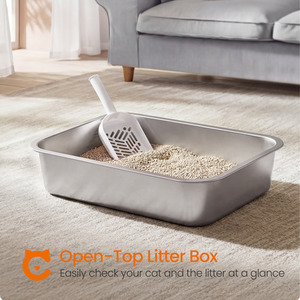 Steel Cat Litter Box, Medium