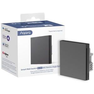 Aqara Smart Wall Switch H1 (No Neutral, Single Rocker)
