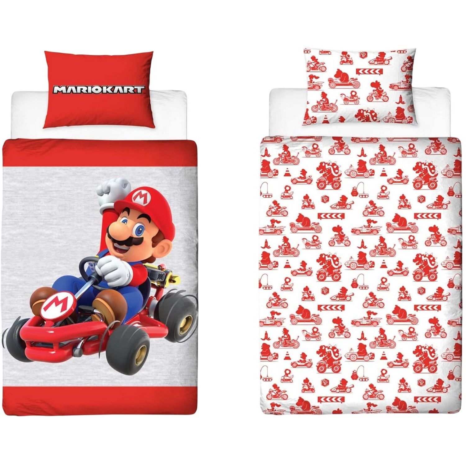 Mario Kart Reversible Duvet Set - Multicoloured