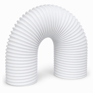 Air Conditioner Spare 2m PAC Hose Pipe Extension Kit 150mm White