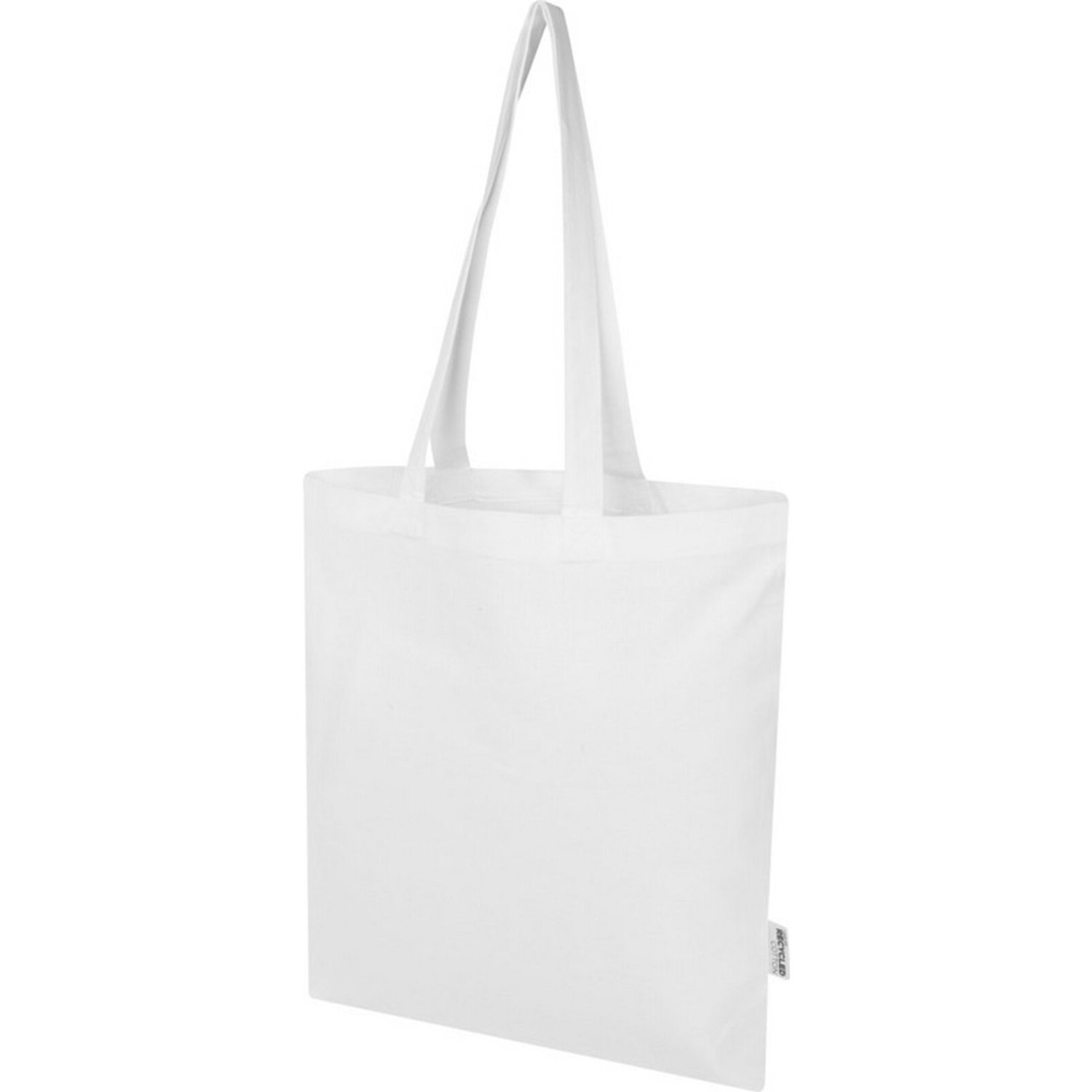 Floso Madras Recycled Cotton 7L Tote Bag - White