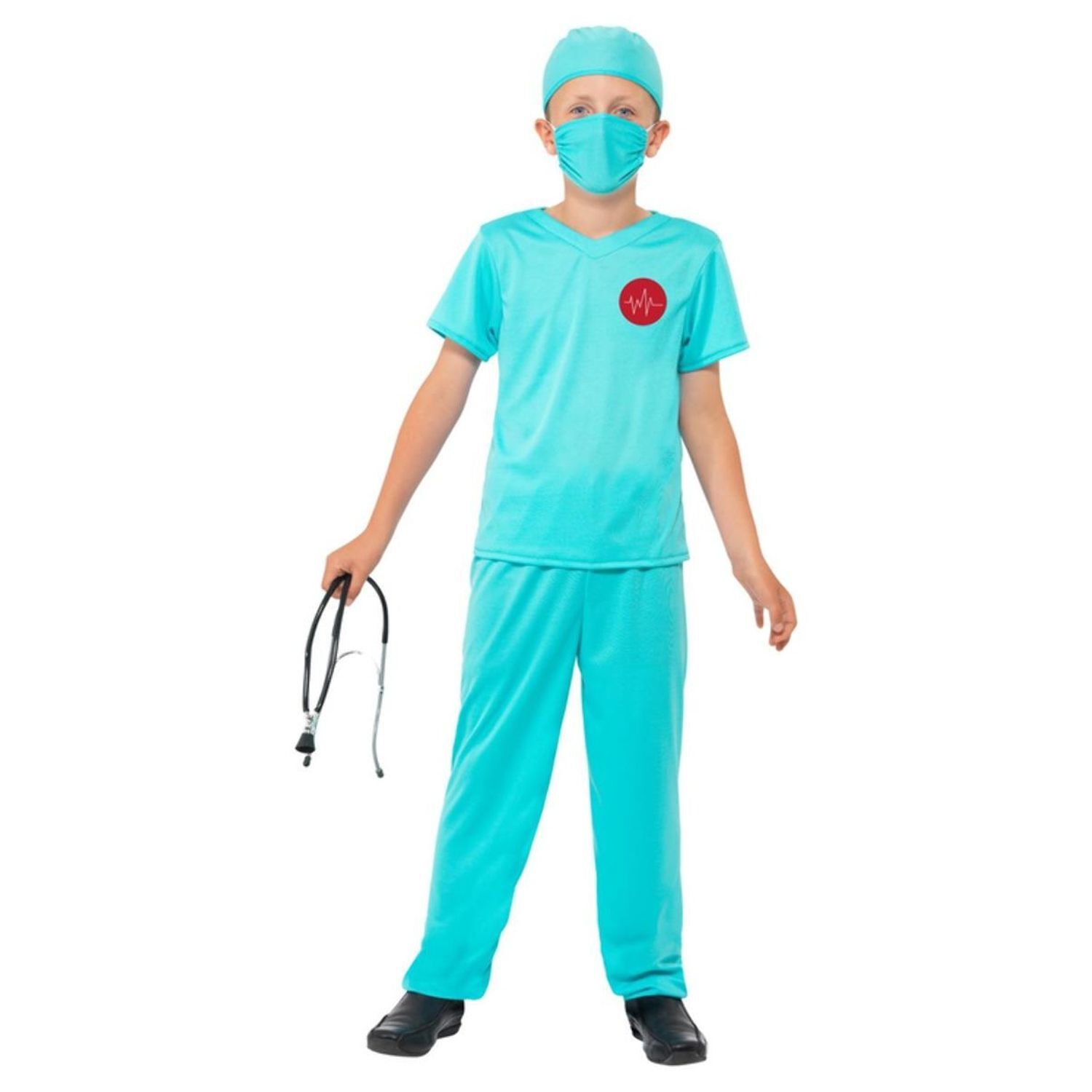 Smiffys Childrens/Kids Surgeon Costume Set - Blue / 4-6 Years