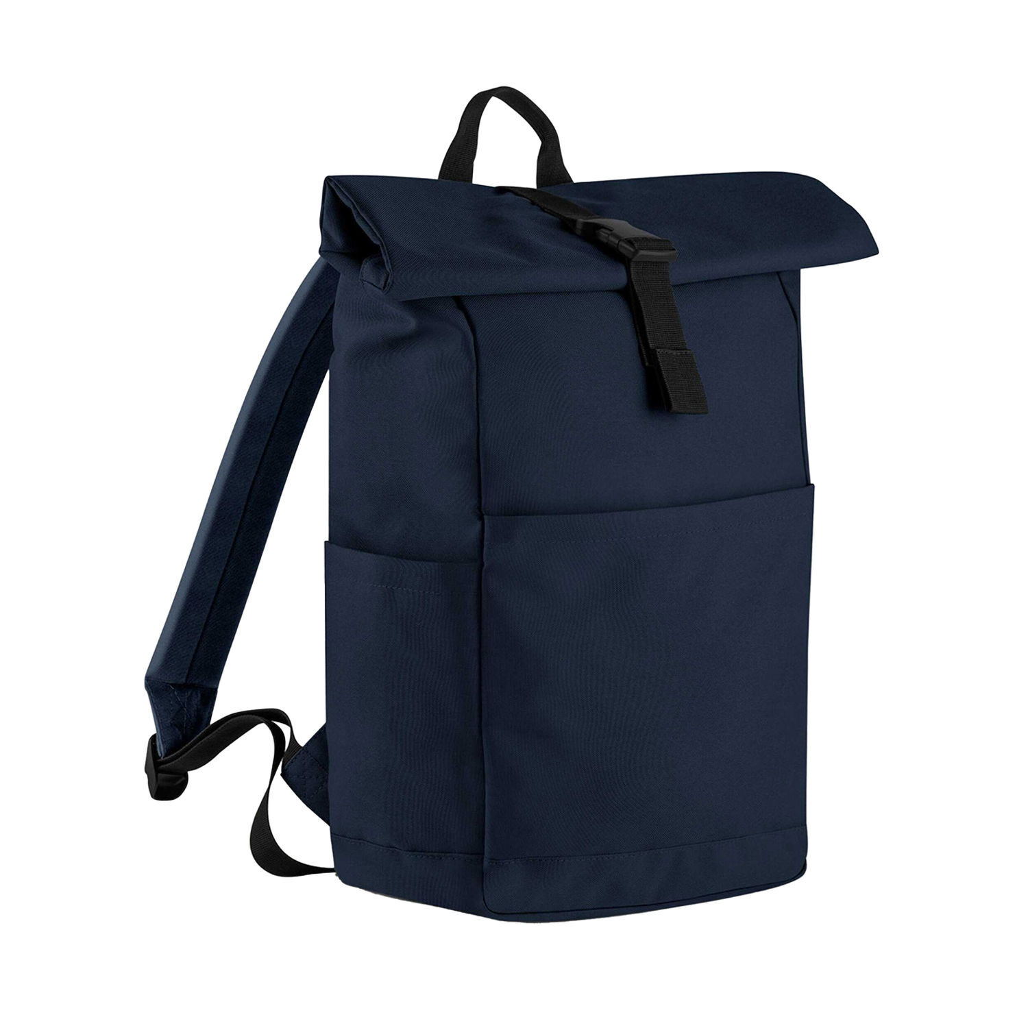 Bagbase Premium Roll Top Recycled Backpack - Navy