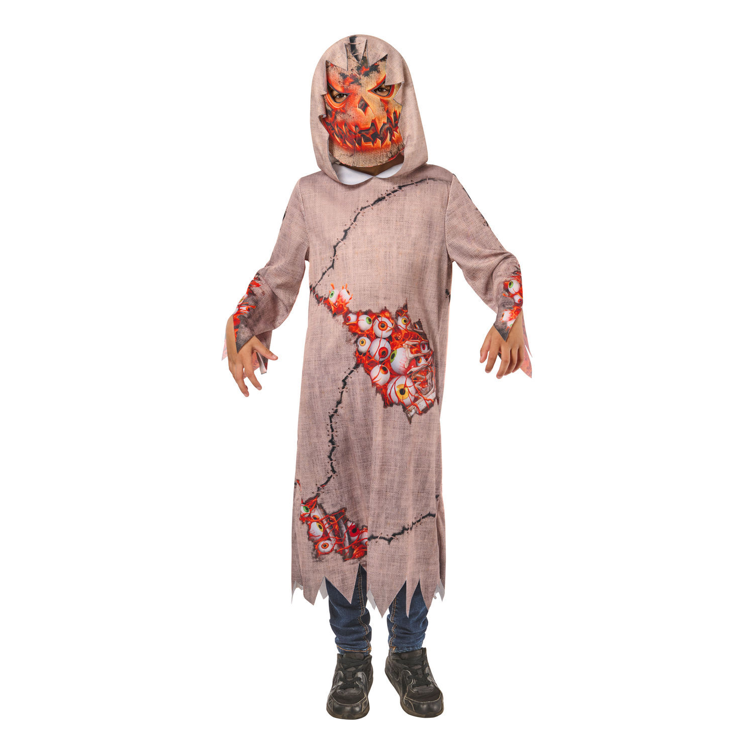 Bristol Novelty Childrens/Kids Pumpkin Goblin Costume - Multicoloured / Cotton / One_size