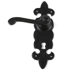 Black Antique Fleur De Leys Ornate Lock Furniture - 9KXANTIQUE/906