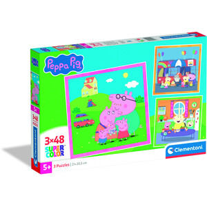 Peppa Pig 3 x 48 Piece Puzzle Set
