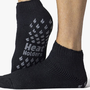 Mens Low Cut Thermal Slipper Socks