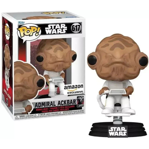 Funko Pop Star Wars Return Of The Jedi Admiral Ackbar Amazon 617 Vinyl Figure