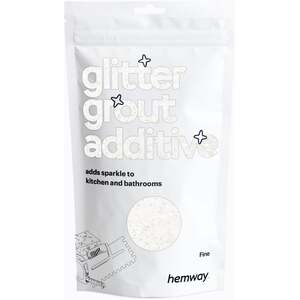 Hemway Glitter Grout Additive White Iridescent, Fine 100g
