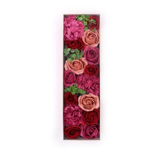 Vintage Roses Soap Flowers Gift Box Long Vibrant & Fragrant