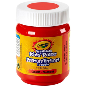 Crayola Washable Kids Paint Mango Tango Orange 59 ml