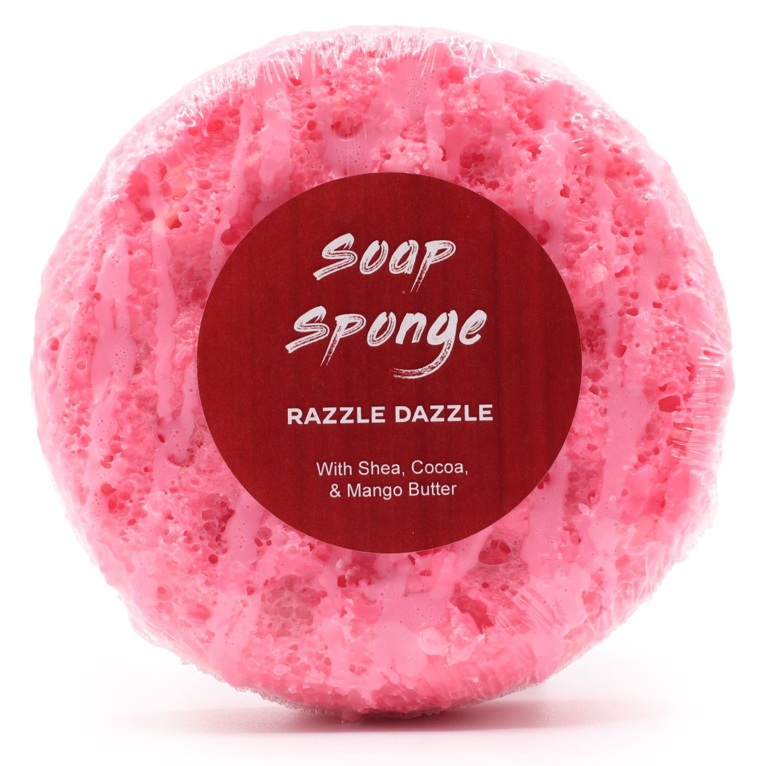 KDMD Razzle Dazzle Butter Bubble Soap Sponge with Uplifting Fragrance in Pink - Image 2
