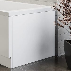 White Gloss Bath Panel Pack 1700/800mm - Side & End Acrylic