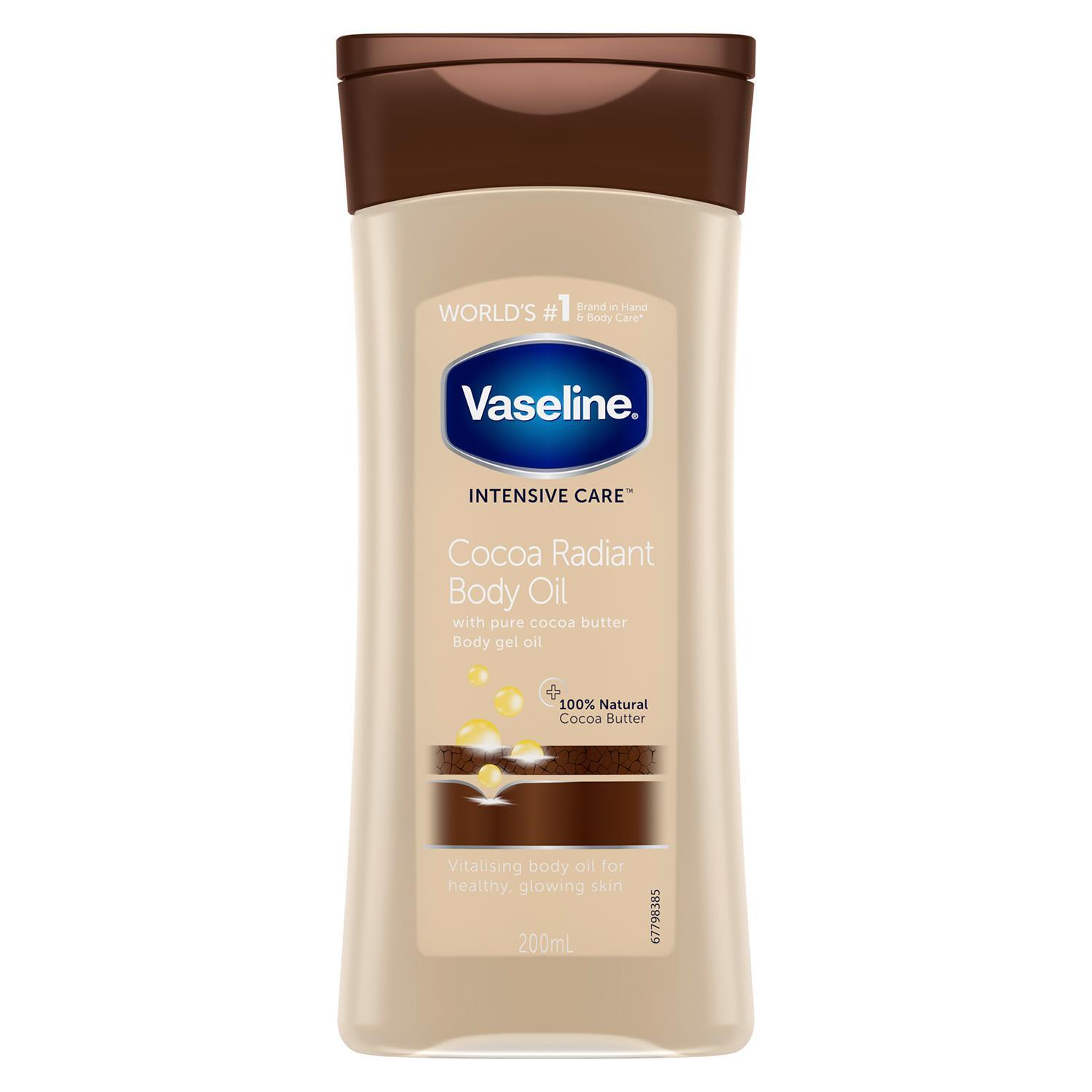 Vaseline Intensive Care Cocoa Radiant Body Lotion Healthy Glowing Skin 200Ml - Image 4