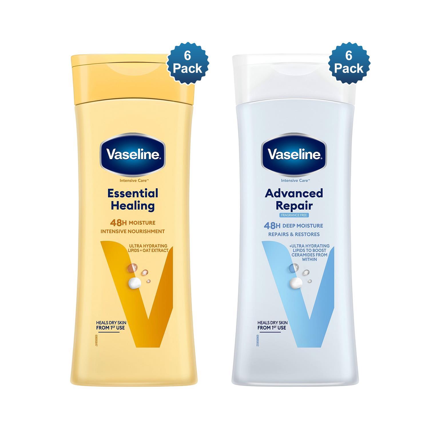 Vaseline Unisex White Intensive Care Body Lotion Essential Healing & Repair 400Ml, 6 Pack In - Image 6