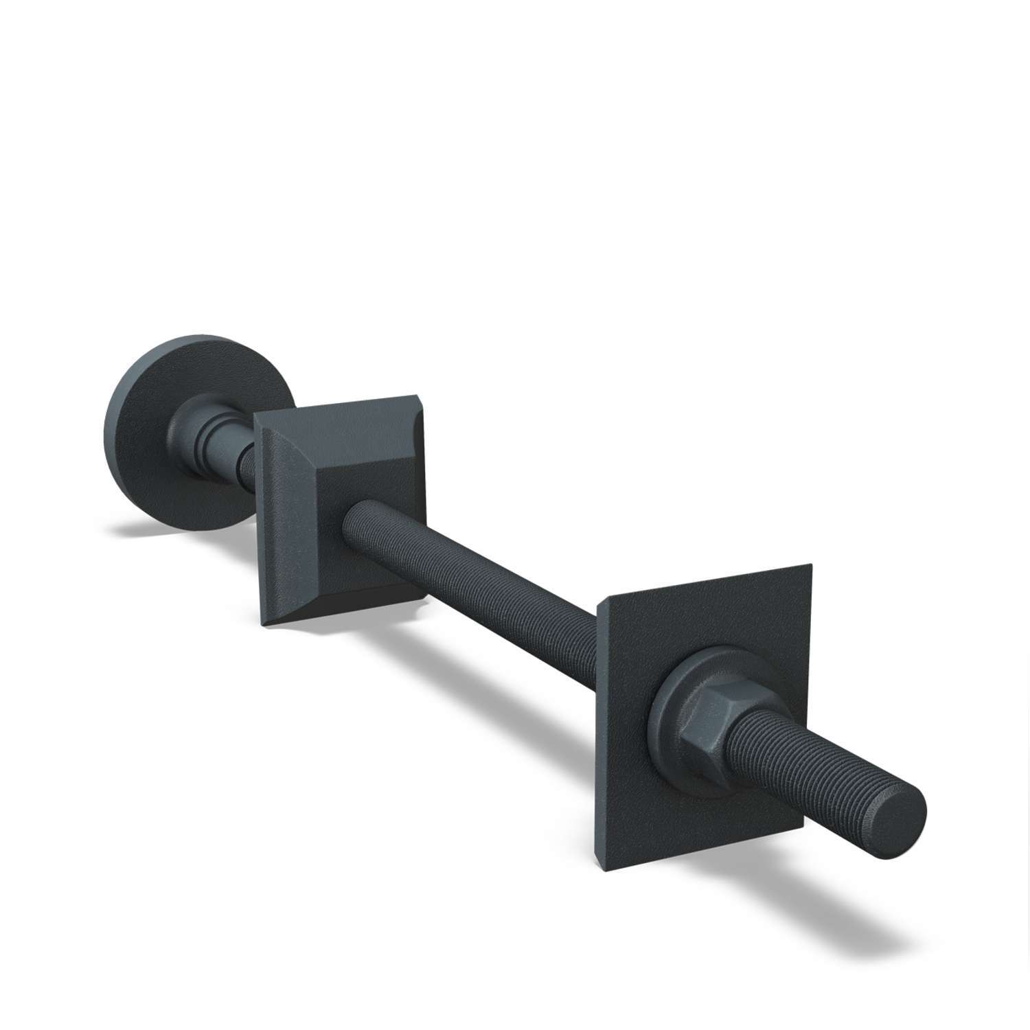 B&Q - Talus Radiator Wall Stay Anthracite(H) 47 X (W) 47mm - Image 2