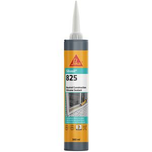 Everbuild Sika Sikasil®-825 silicone sealant 380ml mid grey