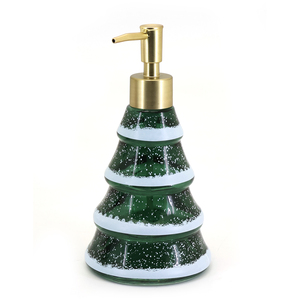 Snowy Christmas Tree Soap Dispenser