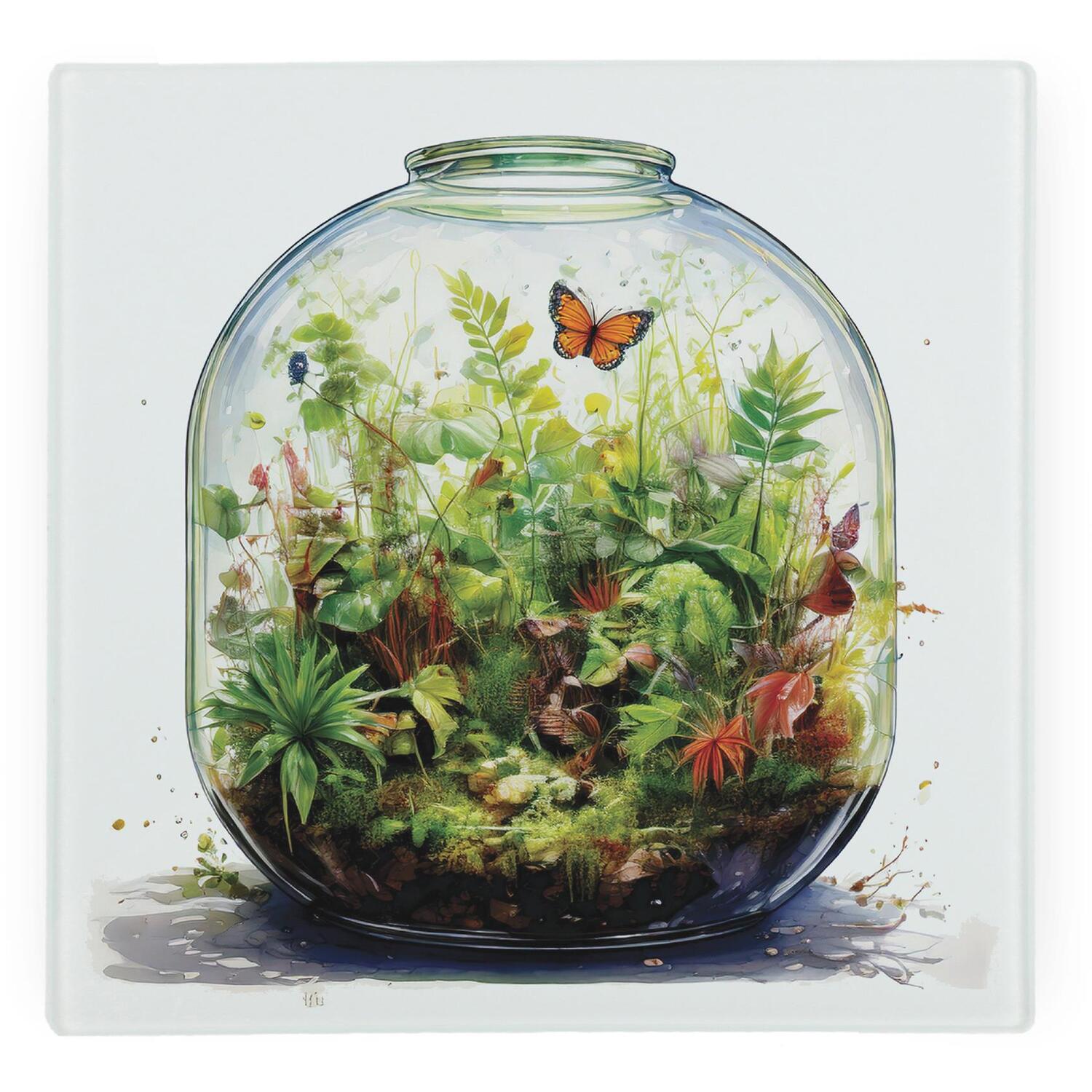 Image of Plant Terrarium Large Square Worktop Protector&hellip;