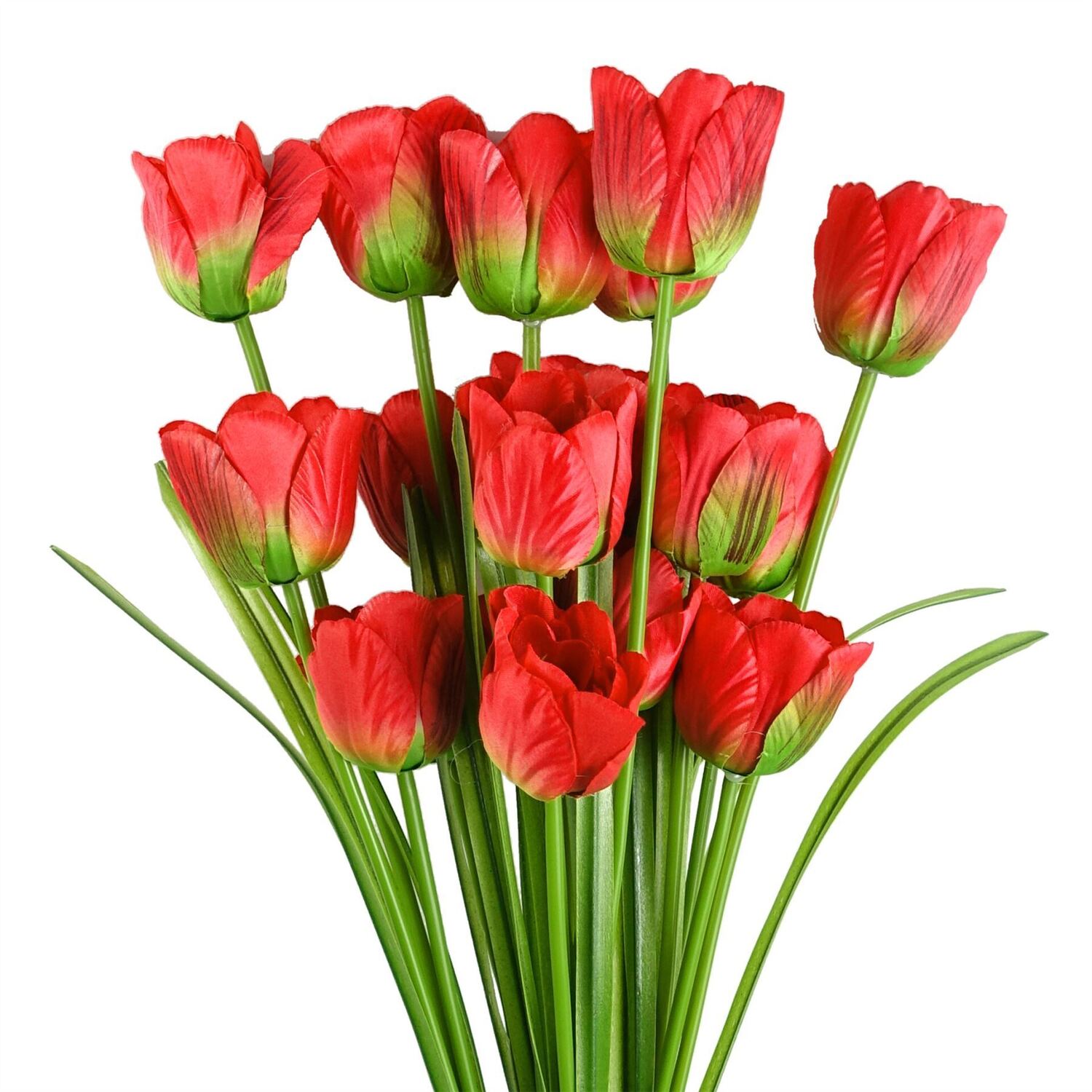 B&Q -  Pack Of 6 X 80Cm Artificial Tulip Red Stem - Image 3