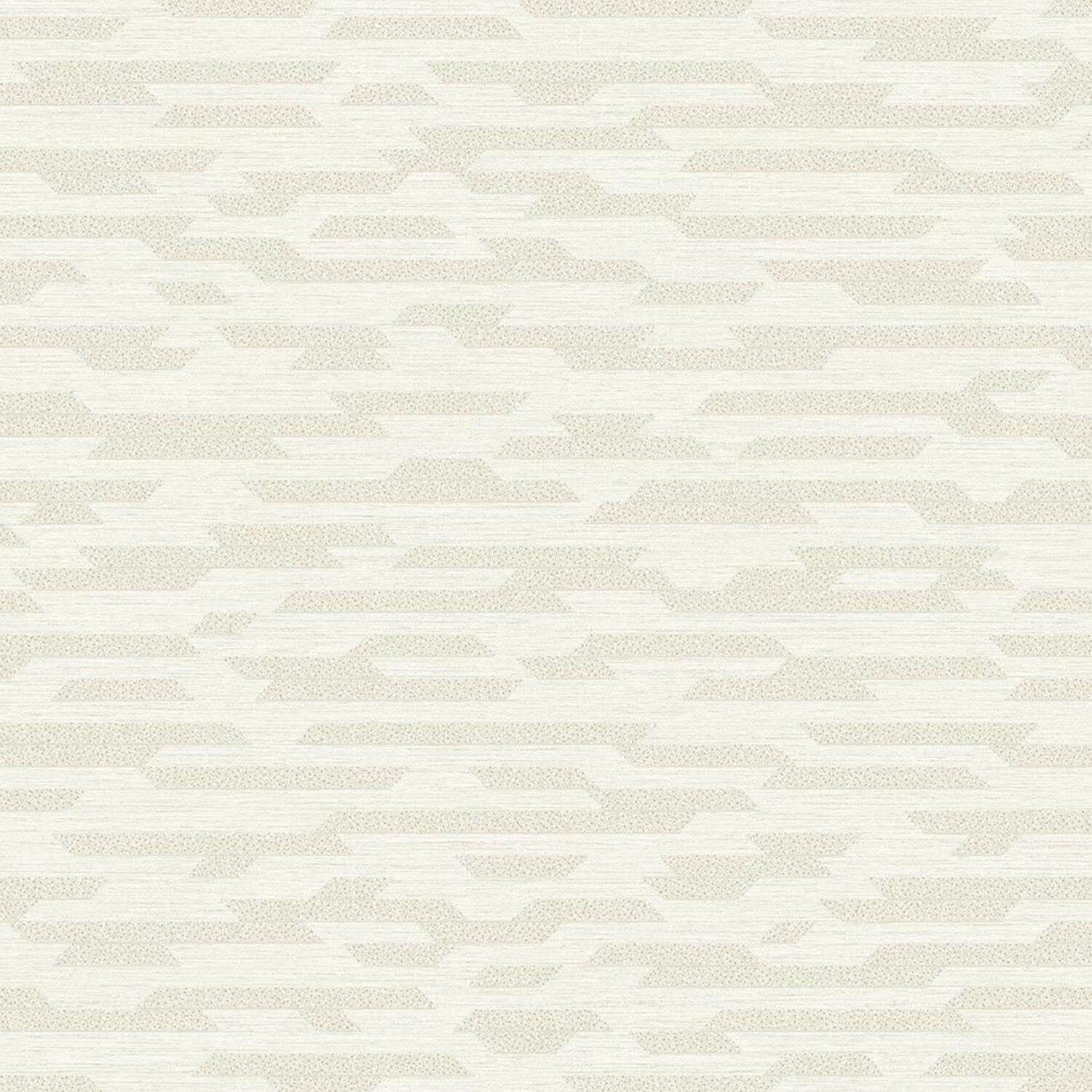 Grandeco Boutique Dioret Stacked Stones Wallpaper - Cream - Embossed Luxury Weight - Image 2