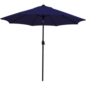Garden Pride Tilt Mechanism 2.7m Parasol, Navy Blue