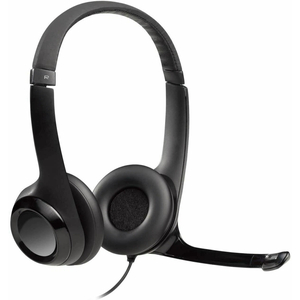 Logitech PC Wired Headset Stereo Headphones Noise Cancelling Microphone