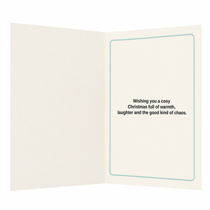 Tidings of Comfy Chaos Christmas Card