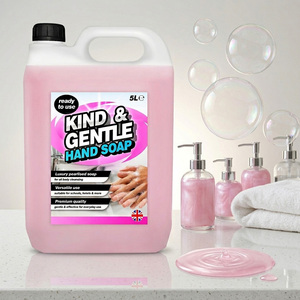 4 x 5 Litre Pink Pearlised Kind & Gentle Luxury Hand Soap
