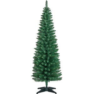 Yaheetech 6ft Slim Pencil Artificial Christmas Tree with Stand