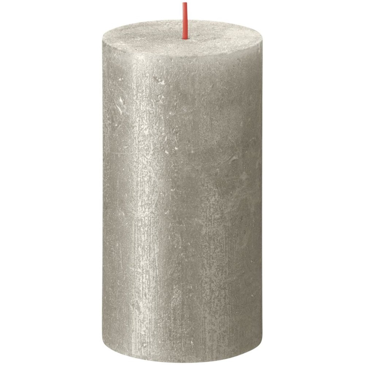Kdmd Bolsius Rustic Shimmer Metallic Candle - Champagne