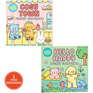 Sunny Vibes Pocket Colouring Book