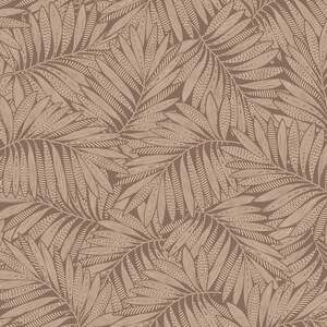 Sample of Fern Leaf Wallpaper in Mocha