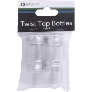 Pack of 4 Twist Top Bottles