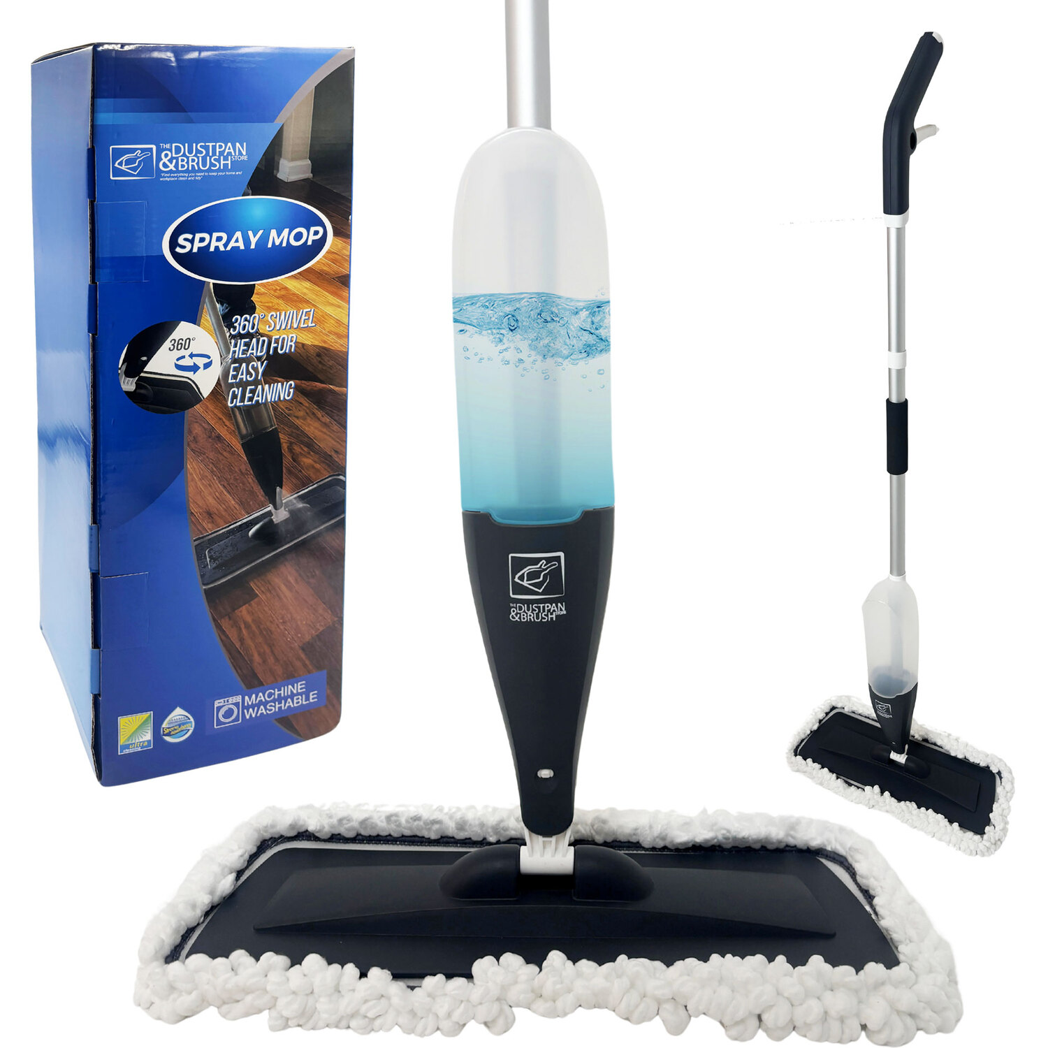 Image of Microfibre Swivel Spray Mop with 600ml&hellip;