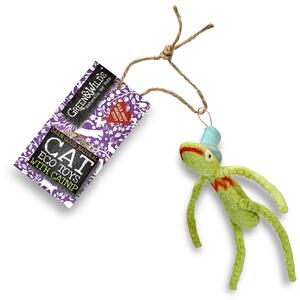 Green & Wilds Eco Friendly Natural Cat Toy with Catnip - Freddy Froglegs