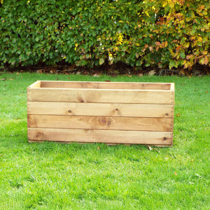 Wooden Trough Redwood Outdoor Flower Pot Garden Planter 78cm