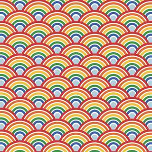 Rainbow Magic Wallpaper Sample, Multicoloured Brights