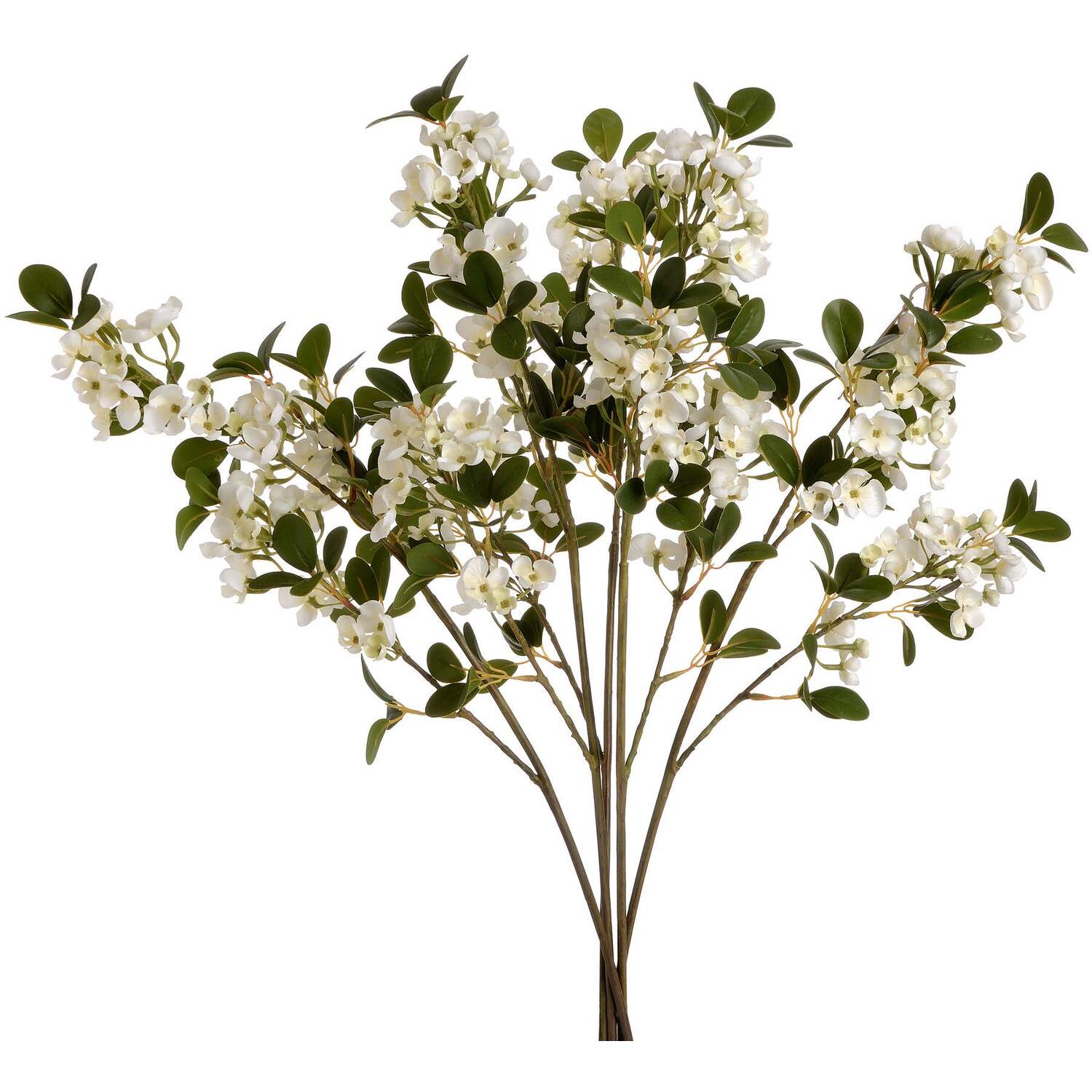 Love Lace Unisex Orange White Spring Mock Artificial Flower - Image 3