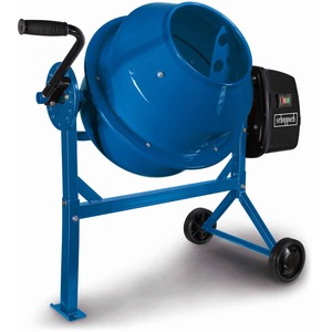 Scheppach MIX65 Cement Mixer - 63L Drum, 220W, 55kg Capacity